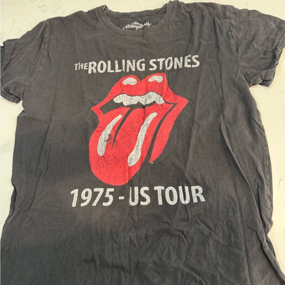 The Rolling Stones Black Graphic Tee